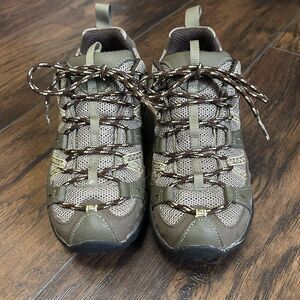 Merrell Shoes Women's 7 Siren Sport 2 Hiking Waterproof J52410 Brindle Green